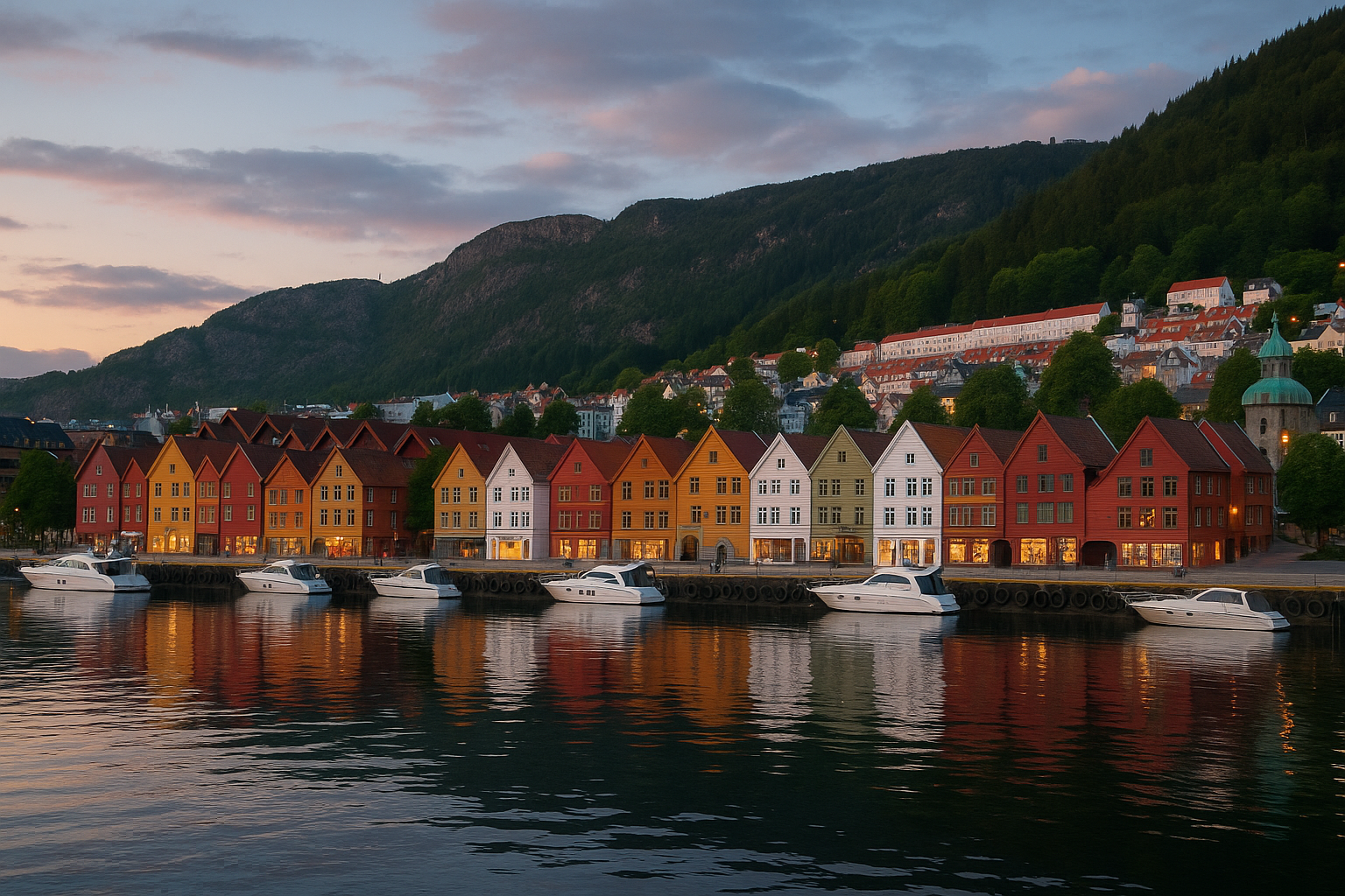 Bergen suvel: Tallinnast edasi‑tagasi al. ~87 € – 6 ööd fjordipealinnas