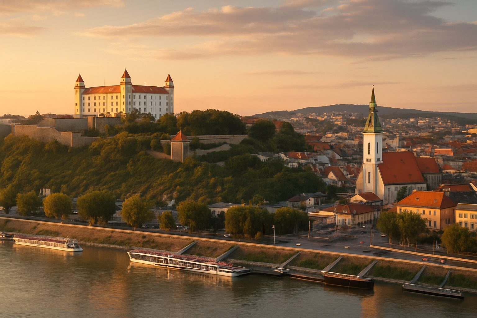 Bratislava juunis: edasi‑tagasi lennud Tallinnast al. ~97 €