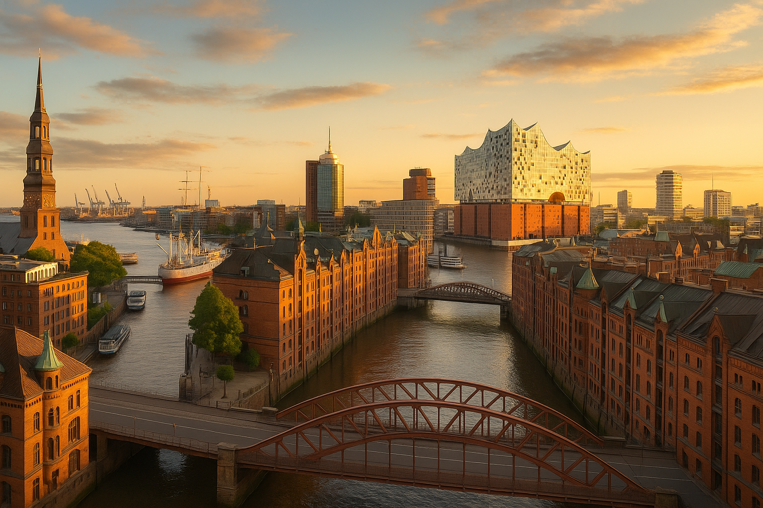 Hamburg suvel: TLL–HAM edasi‑tagasi al 117 € (9 ööd, 10.–19. juuli)