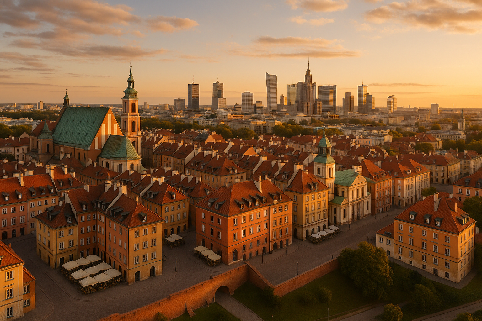Varssavi suvel: Tallinnast otse lennuga ja 8 ööd hotellis alates ~884 € inimese kohta