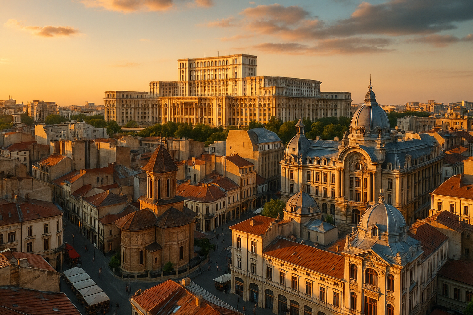 Bukarest: 5 ööd juunis al 128 € — TLL–BUH edasi‑tagasi Wizz Airiga