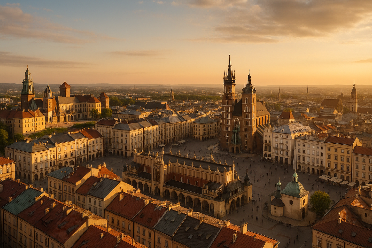 Krakow augustis: 14 ööd ja edasi-tagasi lennud al. ~60 € — soodne suvepuhkus