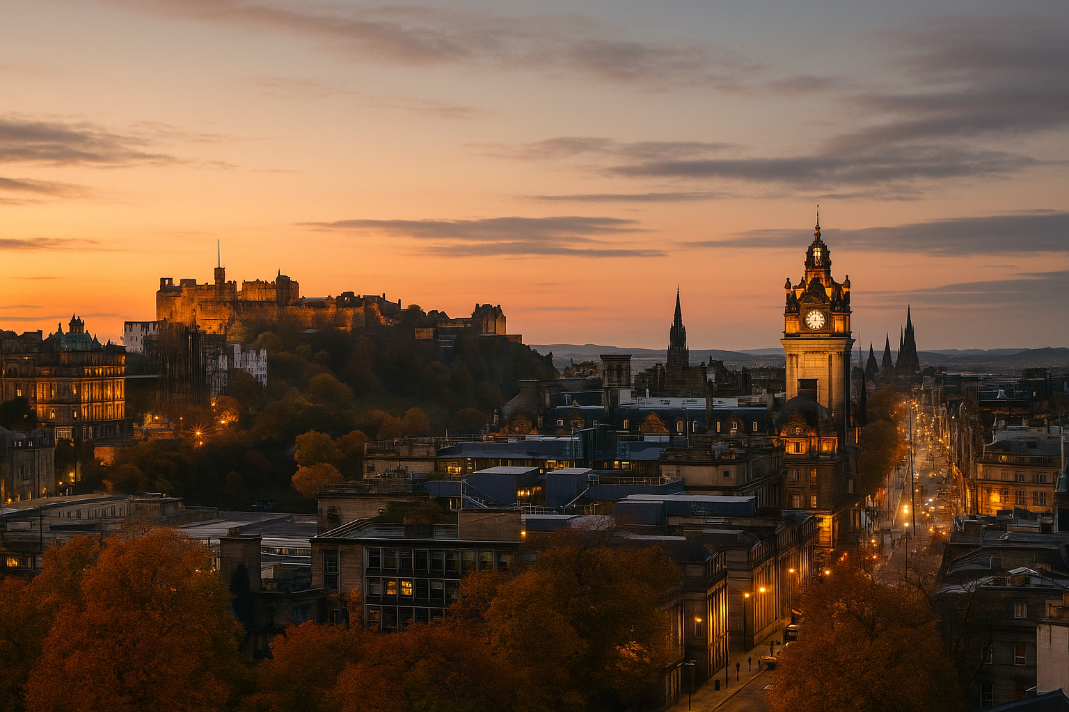Edinburgh 10 ööd sügisel Helsinkist – lennud al. 114 €