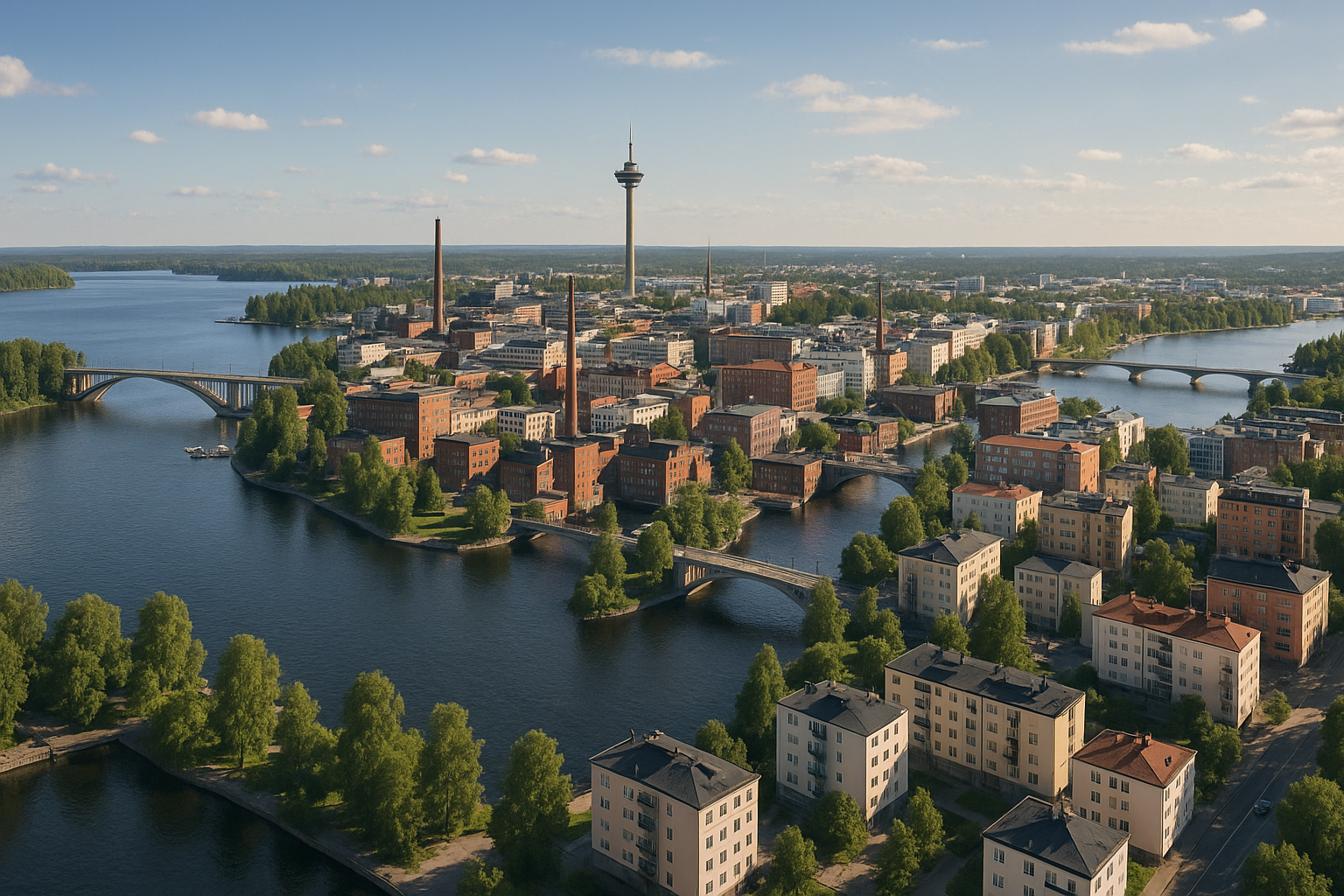 Tampere nädal Helsingist: edasi‑tagasi lennud al. 531 € (1 ümberistumine)