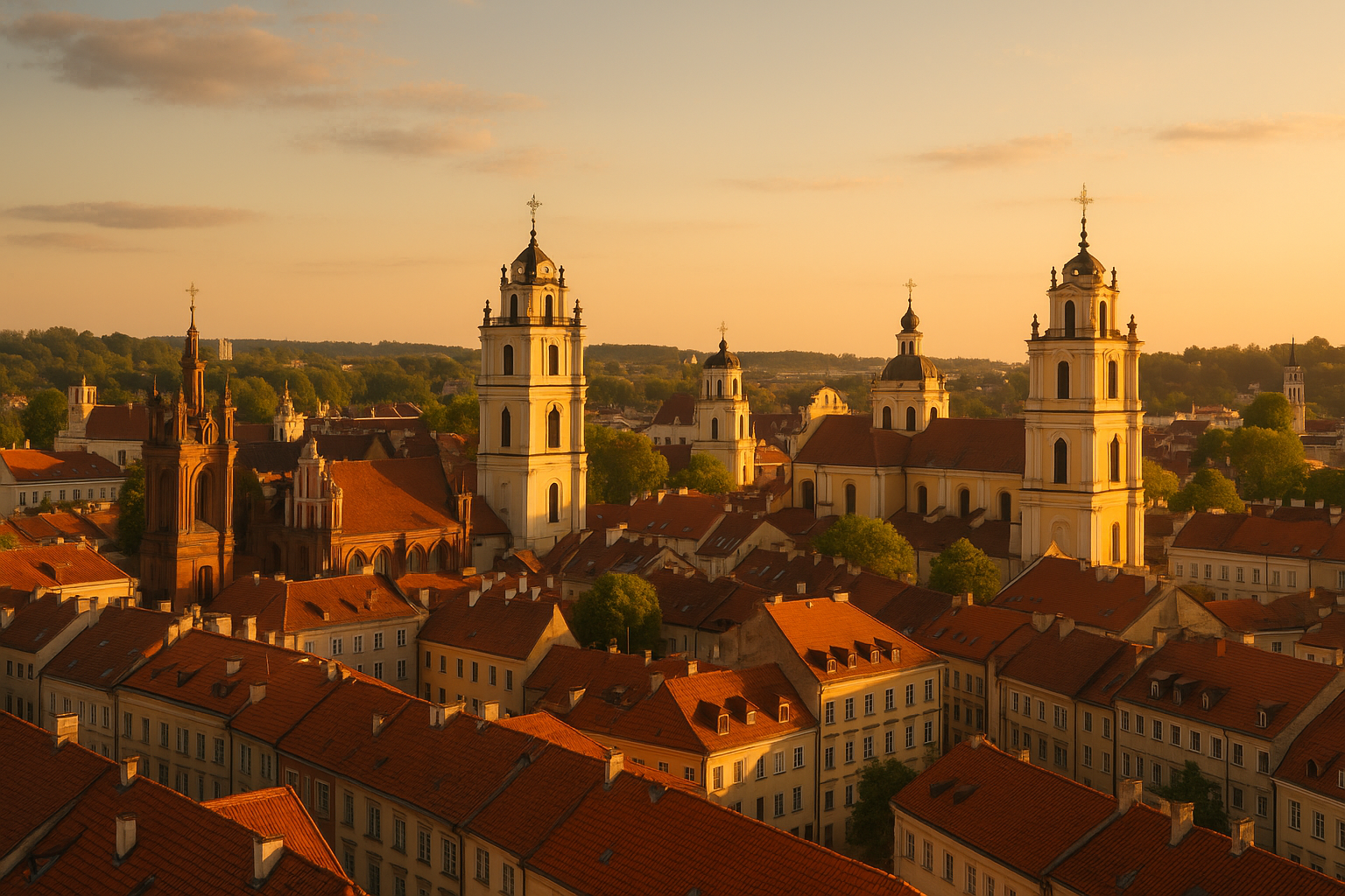 Vilnius nädalaks: otselennud Tallinnast al. ~27 € (Wizz Air, 6.–13. august)